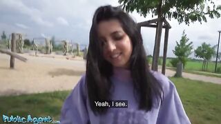 Perky tits and tight ass of Italian slut used for quick cash