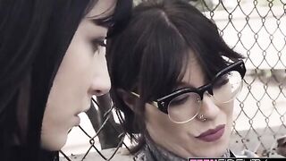 Goth Charlotte Sartre gets her tight asshole gapped by the coach