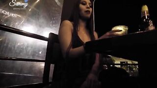 An angry girl gets even with the first guy who crosses her