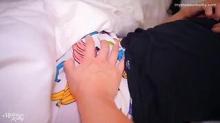 Naughty stepdaughter fucks her dad in the middle of the night