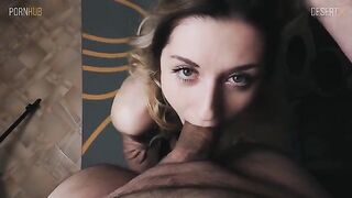 Petite fitness girl gets her wet pussy filled with cum