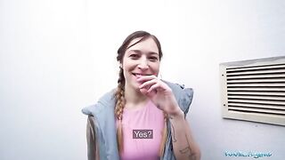 Public agent Mina K fucked hard in the hotel room for cash