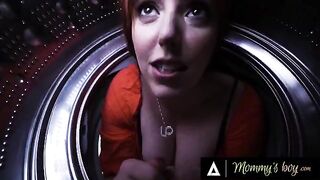 Lauren Phillips stuck in washer, gets wild with stepfamily