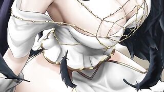 Albedo turns you into her Edge-Slut in this kinky Overlord hentai joio