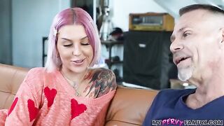 Why did I fuck her? I'm screwed! Stepdaughter wants more of stepdad's cock