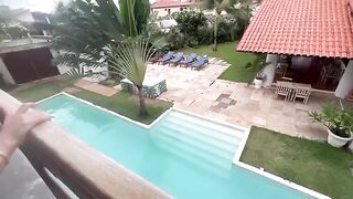 Beach sex with a stranger who fucked me hard in his hotel room