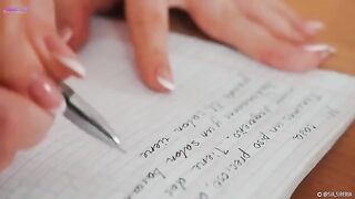 Squirt during Spanish lesson with a hot girl