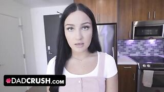Pervert stepdad fucked his stepdaughter Mila Monet hard