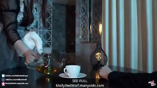The Lord and his Clumsy Maid - MollyRedWolf, featuring a hot maid scene