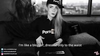 500K! Unboxing and Oral Creampie gift from Pornhub, featuring MollyRedWolf’s signature intense blowjobs and oral finish, often seen in her popular compilations of deep, messy sessions and cum-in-mouth endings
