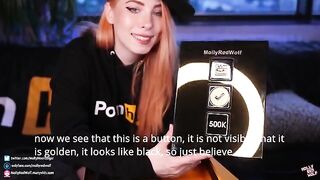 500K! Unboxing and Oral Creampie gift from Pornhub, featuring MollyRedWolf’s signature intense blowjobs and oral finish, often seen in her popular compilations of deep, messy sessions and cum-in-mouth endings