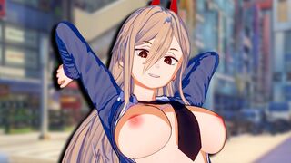 Chainsaw Man Power Hentai in 3D style