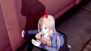 Chainsaw Man Power Hentai in 3D style