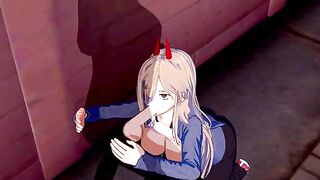 Chainsaw Man Power Hentai in 3D style