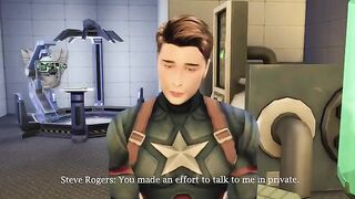 Agent Carter investigates Captain America's package in a steamy scene