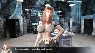 Fucking with Black Widow in a post-apocalyptic world