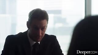 Anal-queen Emily & Seth succumb to sexual tension in a steamy scene