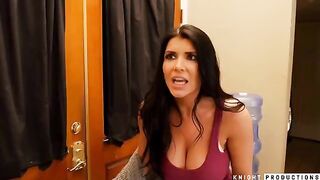 Romi Rain makes up with Brad Knight and fucks hard