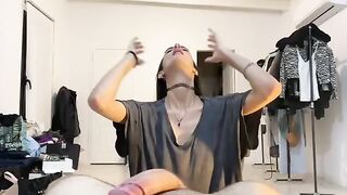 A young guy fucks his gorgeous girlfriend when he comes home