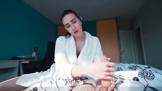 The guy accidentally ejaculated into the mouth of a sleeping stepmom