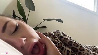 A friend stayed at my house, so I used the vibrator on her
