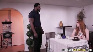 Redhead hottie Madison Morgan gets her pussy railed by Jax Slayer’s BBC in a steamy scene