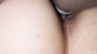 A Russian wife cheats on her husband with her lover in a steamy MFM threesome