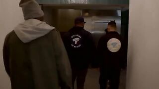 Hungarian street girl gets fucked by a black dude and piss in her mouth