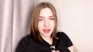 A nice girl has an intense orgasm while pleasuring herself at home alone