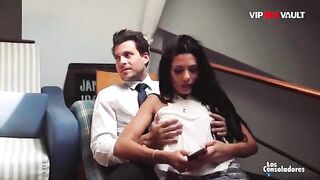 Hot foursome with Alexa Tomas and Sicilia, the hottest European girls around