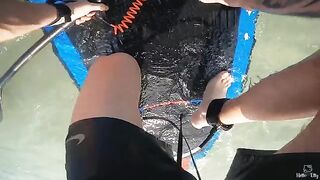 Sex on the beach with a random hot girl