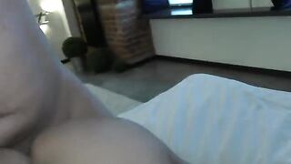 A pervert guy fucked his step mom and got cum on her big tits