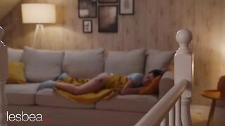 Andrea Lapiedra and Kaira Love in sensual lesbian sex