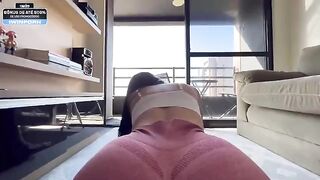 My personal trainer ripped my pants and fucked me hard