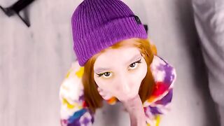 Redhead cutie presented her ass to me after blowjob in 4K