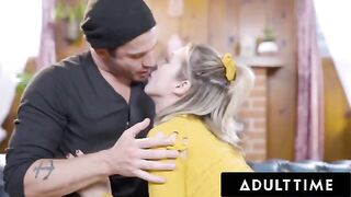 Aiden Ashley gets her pussy pounded on a hot date
