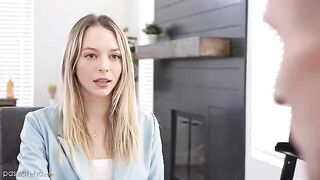 Skinny babe Lily Larimar fucked hard to get a job in this steamy Passion-HD scene