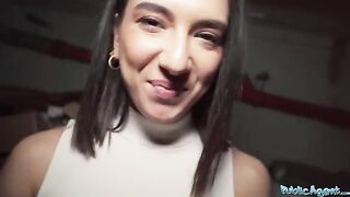 A beautiful European student got fucked by a stranger for cash