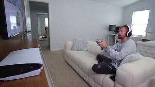 A guy hired a painter for his house while his cheating wife was gaming