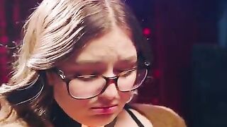 Timid Leana is leashed and fucked hard by dominant Maximo in a DEEPER scene