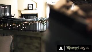 The busty stepmom Rachael Cavalli catches her stepson jerking off and gets turned on