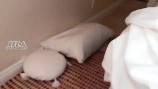 My sister's best friend and I shared a bed, it was very hot