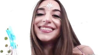 Petite fairy Venice Rose gets her tight pussy stretched by a huge cock