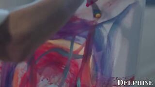 Art teacher Silvia Saige seduces her student with passionate, intense action