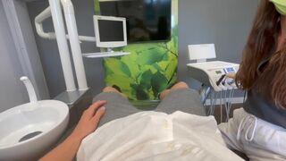Pervert dentist fucks his patient in POV style