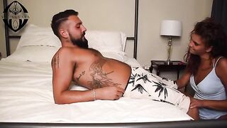 Personal life - Hungry for sex on vacation, she strips at a restaurant