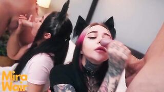 Two Kittys Get Cum In Ass Anna Batman - Poreo