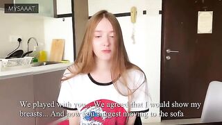 The guy taught his stepsister a lesson in chess