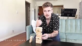 Two guys fucked two girlfriends on the bed, an intense scene