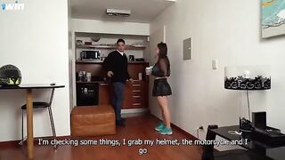 Aglaia Spicy delivers the ass in the house of her best friend - Anal Creampie